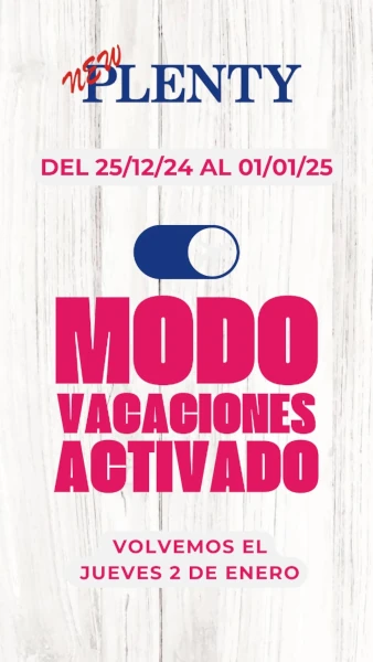 Modo Vacaciones 2024
