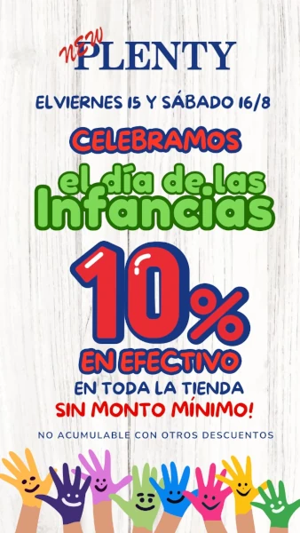 Descuento día de las infancias