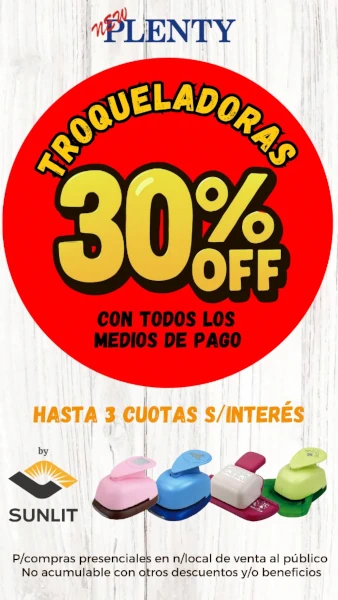 Oferta en Troqueladoras - 30% Off