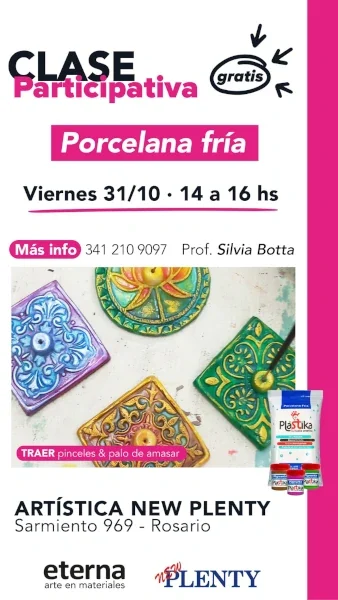 Clase participativa de Porcelana Fría