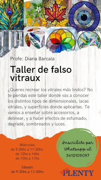 Taller de falso vitraux