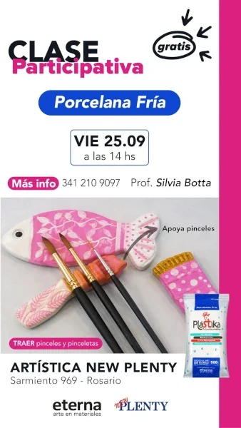 Clase participativa: Porcelana fría