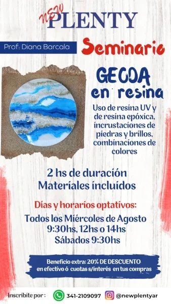 Seminario Geoda en Resina