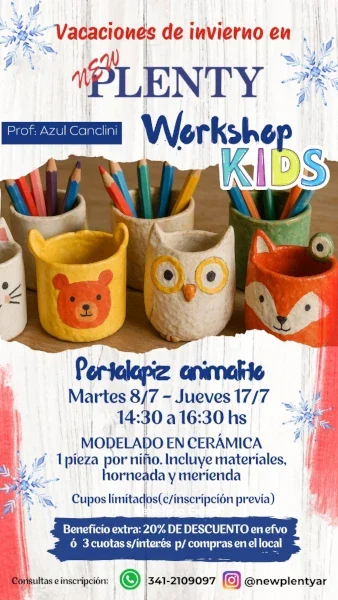 Workshop portalápiz animalito